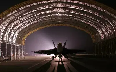 Modelo de galpão tipo hangar ou shed