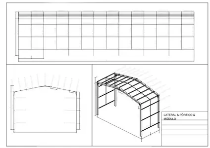 Planta baixa de galpão 10x20 metros