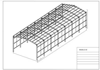 Projeto de galpão 10x20 com planta baixa completa