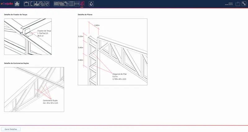 Detalhamentos construtivos