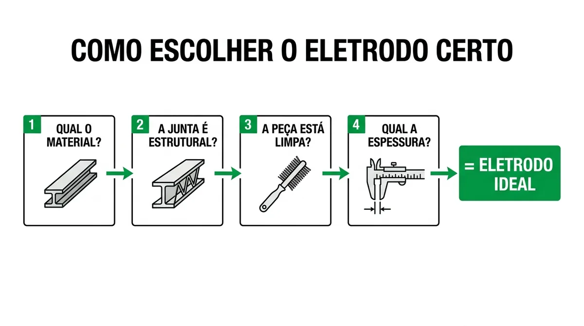 Infográfico: como escolher o eletrodo de solda certo