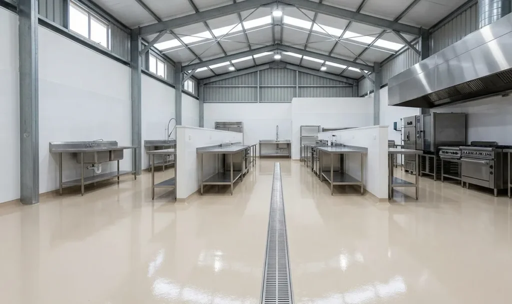 Piso para Cozinha Industrial: tipos, normas e qual escolher