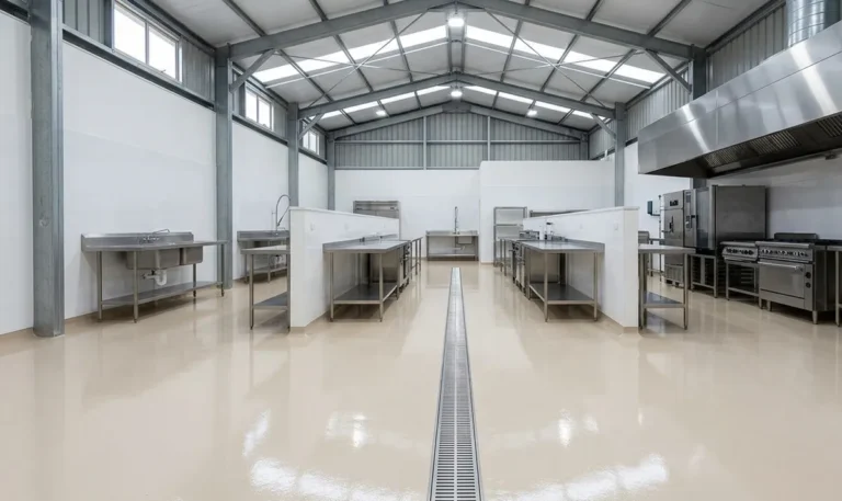 Piso para Cozinha Industrial: tipos, normas e qual escolher