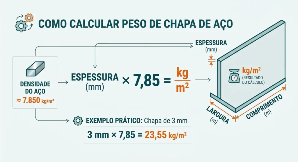 Como Calcular o Peso da Chapa de Aço (com Tabela)