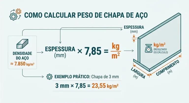Como Calcular o Peso da Chapa de Aço (com Tabela)