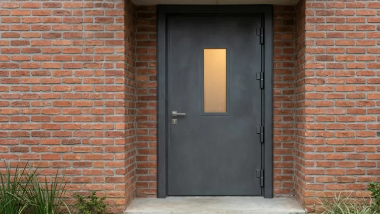 Porta de ferro: tipos, medidas, batente, ferragens e como especificar