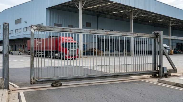 Portão industrial: tipos, medidas para caminhão, estrutura no galpão e quanto custa