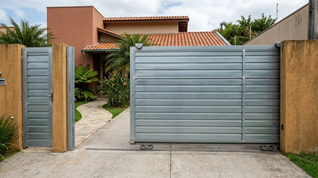 Portão Galvanizado: Durabilidade, Pintura e Preço por m²